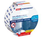 Nastro biadesivo per specchi Tesa Powerbond - 38 mm x 5 m - PE - bianco - Tesa