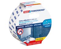 Nastro biadesivo Tesa Powerbond - per specchi  - 3,8 cm x 5 m - bianco - Tesa
