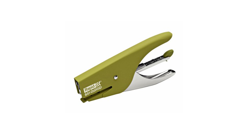 Cucitrice a pinza Rapid Supreme S51 Soft Grip - verde - Rapid