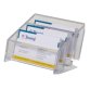 Portabiglietti multitasca Mr Acrylic - da scrivania - 12 x 9 x 7 cm - trasparente - Tecnostyl