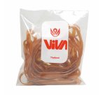 Elastici fettuccia - misure assortite - 80 gr - caucciù - avana - Viva