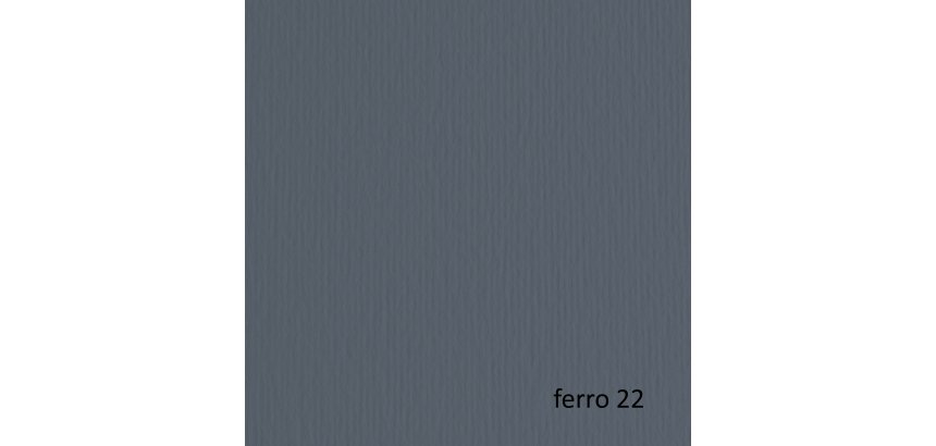 Cartoncino Elle Erre - 50 x 70 cm - 220 gr - ferro 122 - Fabriano - blister 20 fogli