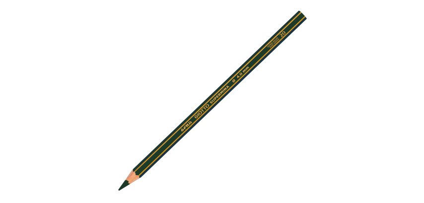 Pastello Supermina - mina 4 mm - verde selva 20 - Giotto