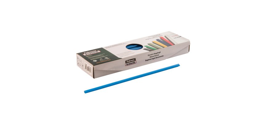 Dorsetti tondi per rilegatura - 3 mm - blu - Fellowes - scatola 50 pezzi