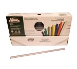 Dorsetti tondi per rilegatura - 3 mm - trasparente - Fellowes - scatola 50 pezzi