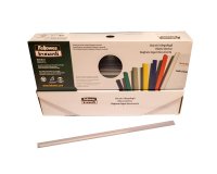 Dorsetti tondi per rilegatura - 3 mm - trasparente - Fellowes - scatola 50 pezzi