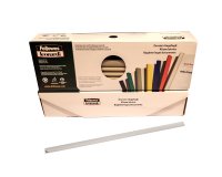 Dorsetti tondi per rilegatura - 6 mm - grigio - Fellowes - scatola 50 pezzi