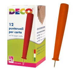 Punteruolo per carta - 9 cm - Deco - conf. 12 pezzi
