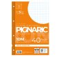 Ricambi forati rinforzati Pignaric - A4 - quadretto 10mm - 40 fogli - 80gr - Pigna