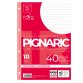 Ricambi forati rinforzati Pignaric - A4 - 1 rigo - 40 fogli - 80gr - Pigna