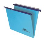 Cartella sospesa Joker - cassetto - interasse 33 cm - fondo V - 31,3 x 25 cm - blu - Bertesi