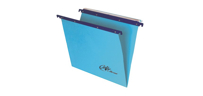 Cartella sospesa Joker - cassetto - interasse 33 cm - fondo V - 31,3 x 25 cm - blu - Bertesi