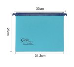 Cartella sospesa Joker - cassetto - interasse 33 cm - fondo V - 31,3 x 25 cm - blu - Bertesi