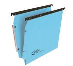 Cartella sospesa Joker - armadio - interasse 33 cm - fondo V - 33 x 28 cm - blu - Bertesi