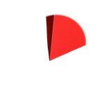 Cartella sospesa Joker - cassetto - interasse 39 cm - fondo V - 37 x 25 cm - rosso - Bertesi