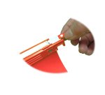 Cartella sospesa Joker - cassetto - interasse 39 cm - fondo V - 37 x 25 cm - rosso - Bertesi