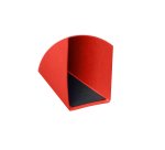 Cartella sospesa Joker - armadio - interasse 33 cm - fondo V - 33 x 28 cm - rosso - Bertesi