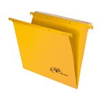 Cartella sospesa Joker - cassetto - interasse 33 cm - fondo V - 31,3 x 25 cm - giallo - Bertesi