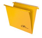 Cartella sospesa Joker - cassetto - interasse 39 cm - fondo V - 37 x 25 cm - giallo - Bertesi
