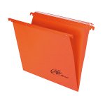 Cartella sospesa Joker - cassetto - interasse 33 cm - fondo V - 31,3 x 25 cm - arancio - Bertesi