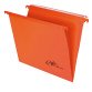 Cartella sospesa Joker - cassetto - interasse 39 cm - fondo V - 37x25 cm - arancio - Bertesi