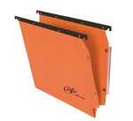 Cartella sospesa Joker - armadio - interasse 33 cm - fondo V - 33 x 28 cm - arancio - Bertesi
