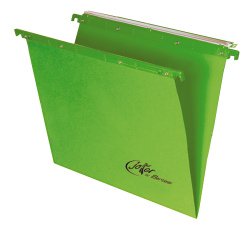 Cartella sospesa Joker - cassetto - interasse 39 cm - fondo V - 37 x 25 cm - verde - Bertesi
