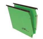 Cartella sospesa Joker - armadio - interasse 33 cm - fondo V - 33 x 28 cm - verde - Bertesi