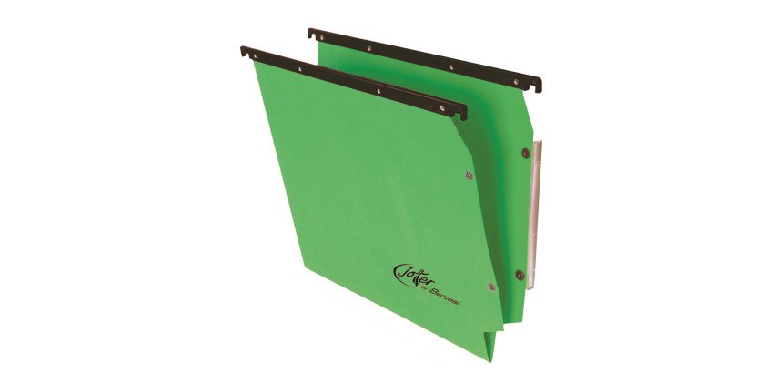 Cartella sospesa Joker - armadio - interasse 33 cm - fondo V - 33 x 28 cm - verde - Bertesi