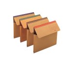 Cartellina a busta Dixie Mec - 200 gr - 33,7 x 26,2 cm - cartoncino avana - colori assortiti - Rexel