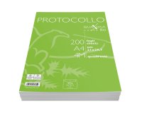 Fogli protocollo Quaxima - A4 - 4 mm - 80 gr - Pigna - conf. 200 pezzi