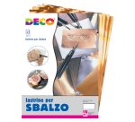 Lastre alluminio/rame - 20 x 30 cm - Deco - conf.12 pezzi