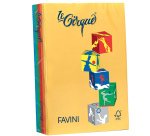 Carta Le Cirque - A4 - 160 gr - mix 5 colori intensi - Favini - conf. 250 fogli