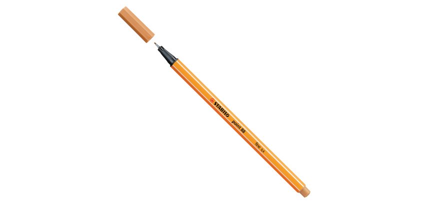 Fineliner Point 88 - tratto 0,4 mm - ocra scuro 89 - Stabilo