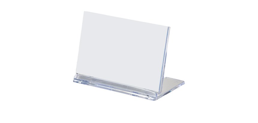 Portanome pieghevole da tavolo - 8 x 5 cm - Lebez