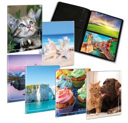 Album portafoto a busta saldato - assortiti - 23 x 30cm - contiene fino a 80 foto da 14x19cm - Lebez