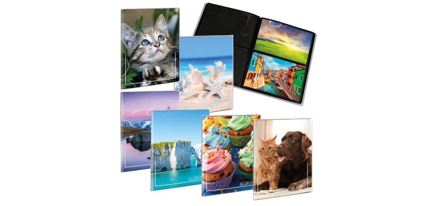 Lebez 2757 photo album Multicolour 20 sheets 13.5 x 19 cm
