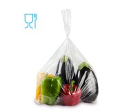 Sacchetti Rex per alimenti - 15 x 25 cm - 30 micron - PE - trasparente - Gandolfi - conf. 50 pezzi