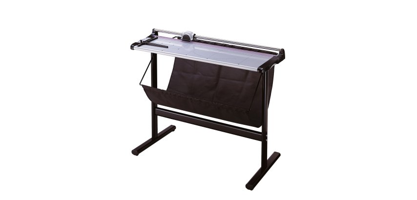 Taglierina a lama rotante 3022 - con stand - 51 x 148,6 x 94 cm - 1300 mm (A0) - 7 fogli - grigio/nero - Titanium