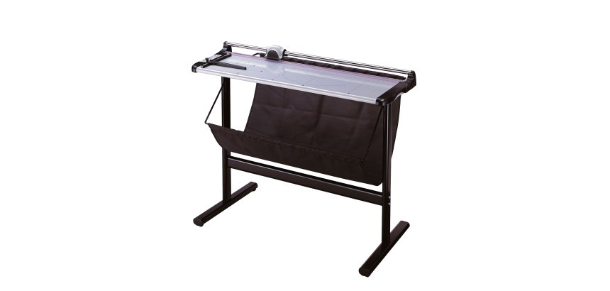 Taglierina a lama rotante 3022 - con stand - 51 x 148,6 x 94 cm - 1300 mm (A0) - 7 fogli - grigio/nero - Titanium