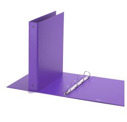 Raccoglitore Europa - 22 x 30 cm - 4 anelli tondi 30 mm - dorso 4 cm - viola - Favorit