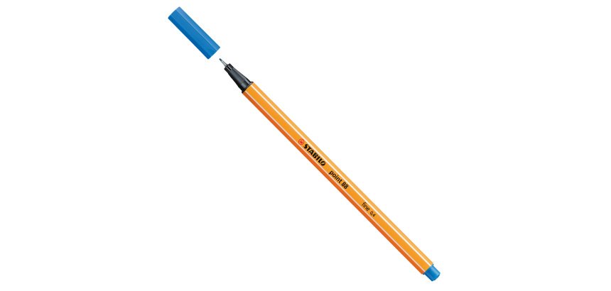 Fineliner Point 88 - tratto 0,4 mm - blu oltremare 32 - Stabilo