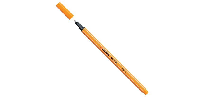 Fineliner Point 88 - tratto 0,4 mm - arancio 54 - Stabilo