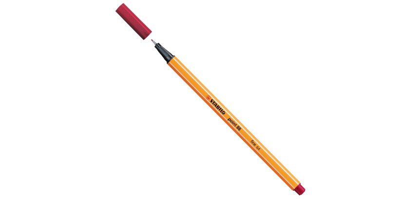 Fineliner Point 88 - tratto 0,4 mm - carminio 50 - Stabilo