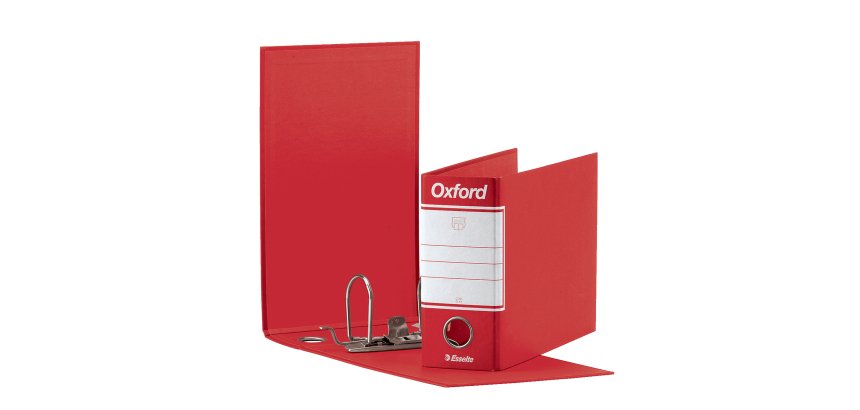 Esselte Oxford ring binder Red
