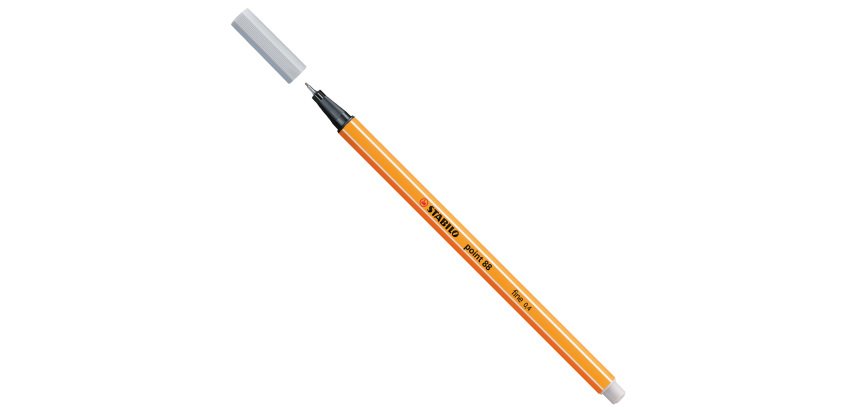 Fineliner Point 88 - tratto 0,4 mm - grigio chiaro 94 - Stabilo
