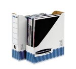 Portariviste Bankers Box System - 7,8 x 31,1 x 25,8 cm - bianco/blu - Fellowes