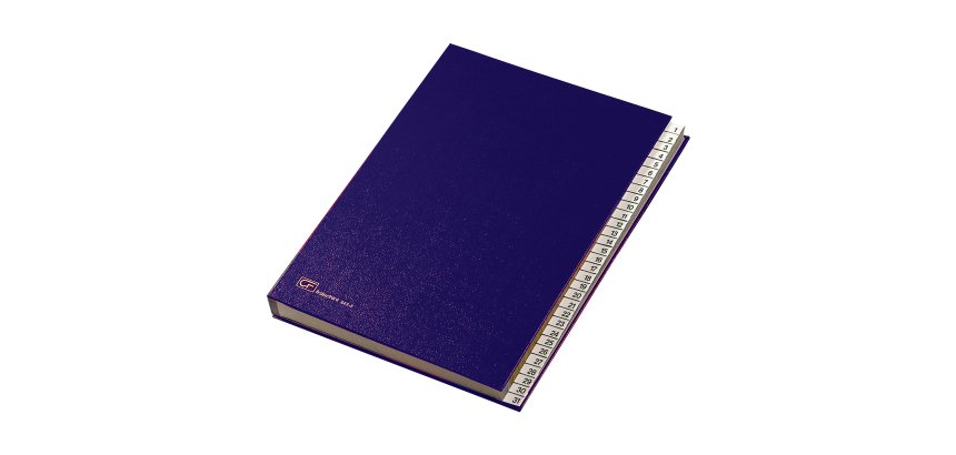 Classificatore numerico 1/31 - 643E - 24x34 cm - blu - Fraschini