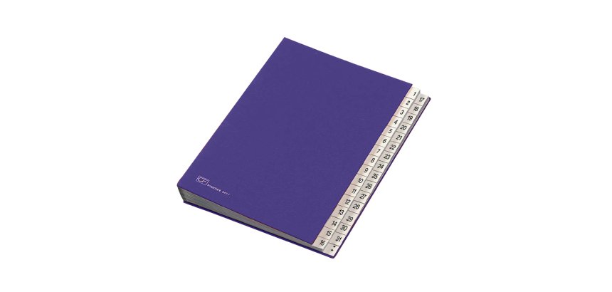 Classificatore numerico 1/31 - 643D - 24x34 cm - blu - Fraschini