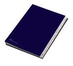 Classificatore alfabetico A/Z - 640E - 24x34 cm - blu - Fraschini